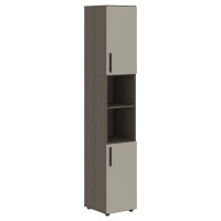 Шкаф высокий узкий VHCS 40.4 Аметист/Дуб Сильвер 400х430х2253 VELION