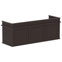 Стол для судей RJST 2480 Венге Магия 2400х800х910 RATUM