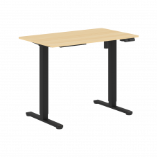 Стол письменный AT-001.1 Дуб Светлый/Черный 1000х600х720-1180 XTEN-UP
