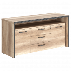 Тумба с фригобаром TTF-3D дуб Каньон 1640х550х800 TORR