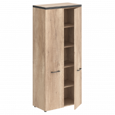 Шкаф с глухими дверьми и топом THC 85.1 Дуб Каньон 856х450х1968 TORR