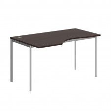 Стол эргономичный СА-2S(L) Венге Магия/Алюминий 1400х900х755. IMAGO-S