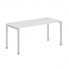 Стол прямой XSST 167 Белый/Алюминий 1600х700х750 XTEN-S