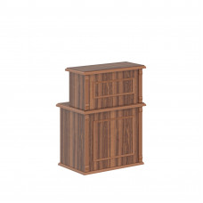 Стойка рецепция RMS 090 Орех Даллас 900х600х1200 RAUT