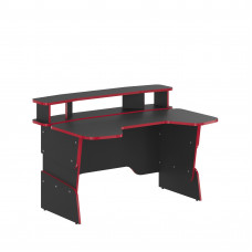 Стол компьютерный игровой STG 1390 Антрацит/Красный 1360x1000х856/920/984 SKILLL