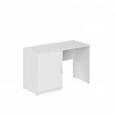 Стол с тумбой под холодильник KTFD 1255(L) Белый 1200х550х750 KANN