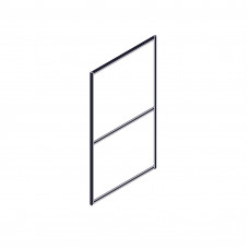 Секция комбинированной перегородки RP160SL90 Серый/Tempo 8 (зеленый) 900х22х1600