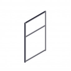 Секция комбинированной перегородки RP115SL70 Серый/Зеленый С 30 700х22х1115