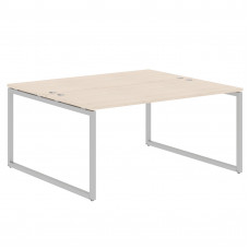 Стол 2-х местный XQWST 1614 Бук Тиара/Алюминий 1600х1406х750