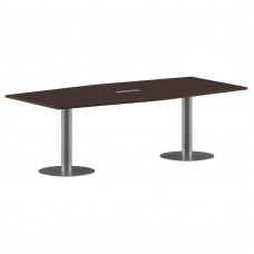 Конференц стол ПРГ-4 Венге Магия/Алюминий 2400х1200х750