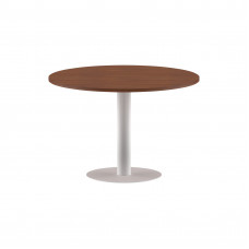 Конференц стол ПРГ-100 Орех Французский/Белый D1000х750