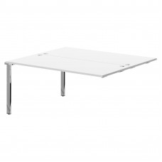 Стол промежуточный для Бенч XIGWST 1614.1 Белый/Нержавеющая сталь 1600х1406х750 XTEN GLOSS