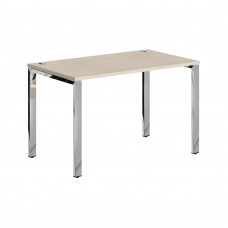 Стол прямой XGST 127.1 Бук Тиара/Нержавеющая сталь 1200х700х750 XTEN GLOSS
