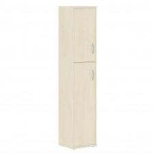 Шкаф колонка с глухой малой и средней дверьми СУ-1.8Л Клен* 406х365х1975