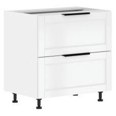 Шкаф напольный с ящиками MOB 8082.1C Белая эмаль/Белый 800х560х820 SICILIA