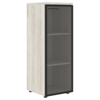 Шкаф колонка с стеклянной дверью в раме (R) и топом XMC 42.7.1(R) Сосна Эдмонт 432х432х1190