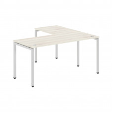 Стол угловой XSCT 1615 Сосна Эдмонт/Алюминий 1600х1500х750 XTEN-S