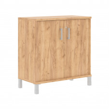 Шкаф низкий с замком в глухих малых дверях B 410.3(RZ) Дуб Бофорд 900х450х920 BORN