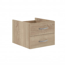 Тумба подвесная с 2-мя ящиками SC-2V.1 Дуб Сонома светлый 403х446х323 SIMPLE
