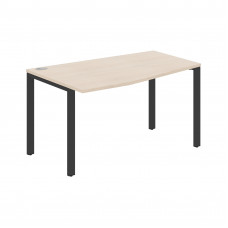 Стол эргономичный XS6CT 149(L) Бук Тиара/Антрацит 1400х900х750 XTEN-S60