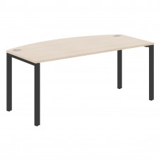 Стол руководителя XS6ET 189 Бук Тиара/Антрацит 1800х914х750 XTEN-S60