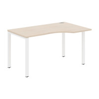 Стол эргономичный XS6CET 149(R) Бук Тиара/Белый 1400х900х750 XTEN-S60