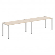 Стол 2-х местный XS6WST 3270 Бук Тиара/Серый 3200х700х750 XTEN-S60