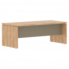 Стол руководителя TLST 209 Дуб Бофорд Z/Капучино 2000х900х750 TORR LUX