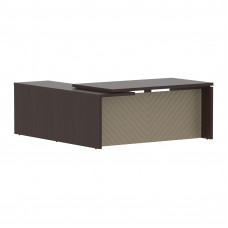 Стол руководителя TLCT 1820(R) Венге Магия Z/Капучино 1800х2000х750 TORR LUX