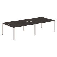 Стол 4-х местный XS6WST 3214 Дуб Юкон Модерн/Серый 3200х1406х750 XTEN-S60