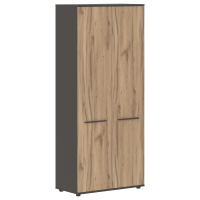 Шкаф высокий широкий EHCS 85.1 Дуб Денвер светлый/Мокко/Мокко 852х430х1967 EDIS