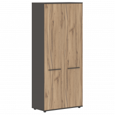Шкаф высокий широкий EHCS 85.1 Дуб Денвер светлый/Мокко/Мокко 852х430х1967 EDIS