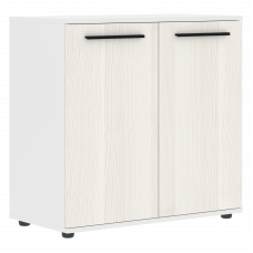 Шкаф малый широкий ELCS 85.1 Ясень Траун/Черный/Белый 852х430х832 EDIS