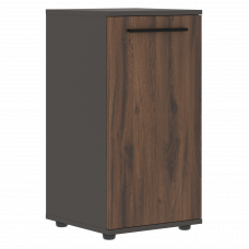 Шкаф малый узкий ELCS 42.1 Дуб Денвер тёмный/Черный/Мокко 426х430х832 EDIS