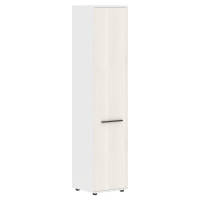 Шкаф высокий узкий EHCS 42.1 Ясень Траун/Мокко/Белый 426х430х1967 EDIS