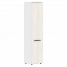 Шкаф высокий узкий EHCS 42.1 Ясень Траун/Мокко/Белый 426х430х1967 EDIS