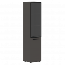 Шкаф высокий узкий EHCS 42.7(L) Мокко/Черный/Мокко 426х430х1967 EDIS