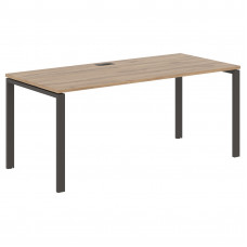 Стол прямой EUST 1780 Дуб Денвер светлый/Мокко 1760х800х750 EDIS