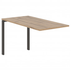 Брифинг-приставка EUB 1367 Дуб Денвер светлый/Мокко 1360х670х750 EDIS