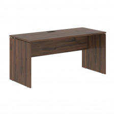 Стол прямой EDST 1567 Дуб Денвер тёмный/Черный 1560х670х750 EDIS