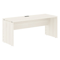 Стол прямой EDST 1767 Ясень Траун/Черный 1760х670х750 EDIS