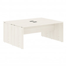 Стол двойной ED2ST 1767 Ясень Траун/Черный 1760х1346х750 EDIS