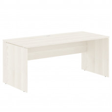 Стол прямой EDST 1780 Ясень Траун/Белый 1760х800х750 EDIS