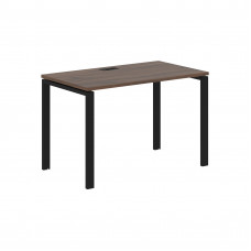 Стол прямой EUST 1167 Дуб Денвер тёмный/Черный 1160х670х750 EDIS