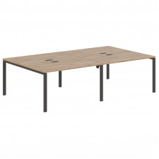 Стол 4-х местный EUWST 2716 Дуб Денвер светлый/Мокко 2726х1606х750 EDIS