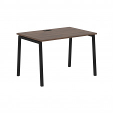 Стол прямой ELST 1180 Дуб Денвер тёмный/Черный 1160х800х750 EDIS
