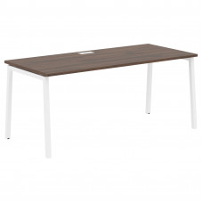 Стол прямой ELST 1780 Дуб Денвер тёмный/Белый 1760х800х750 EDIS