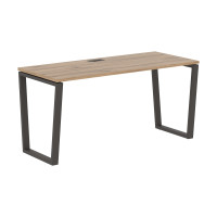 Стол прямой EVST 1567 Дуб Денвер светлый/Мокко 1560х670х750 EDIS