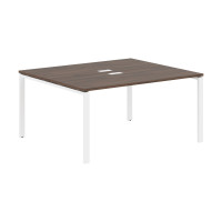 Стол 2-х местный EUWST 1513 Дуб Денвер тёмный/Белый 1560х1346х750 EDIS