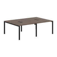 Стол 4-х местный EUWST 2316 Дуб Денвер тёмный/Черный 2326х1606х750 EDIS